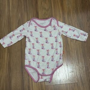 Magnetic Me Baby Girls 6-9 Months Bodysuit Shirt Fox Shirt EUC